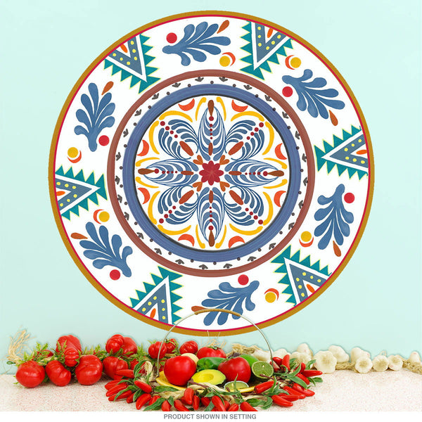 Blue Talavera Style Mexican Wall Decal