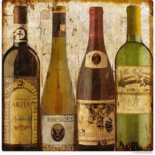 European Wine Bottles Nebbiolo Aripa Wall Decal