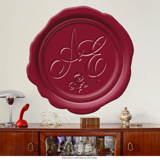 Grenache Wine Wax Seal Wall Decal