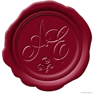 Grenache Wine Wax Seal Wall Decal