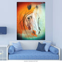 Watercolor Horse Minimalist Wall Decal
