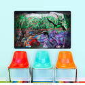 Elephant Graffiti Pop Art Wall Decal