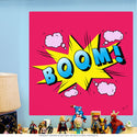 Boom Pink Comic Book Word Wall Decal
