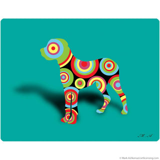 Guard Dog Mod Dots Pop Art Wall Decal