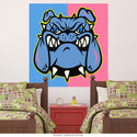 Bulldog Cartoon Pop Art Wall Decal