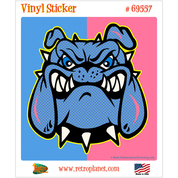 Bulldog Cartoon Pop Art Vinyl Sticker