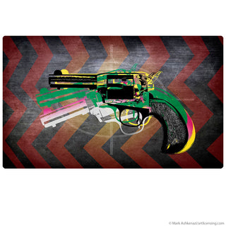 Revolver Handgun Pop Art Wall Decal