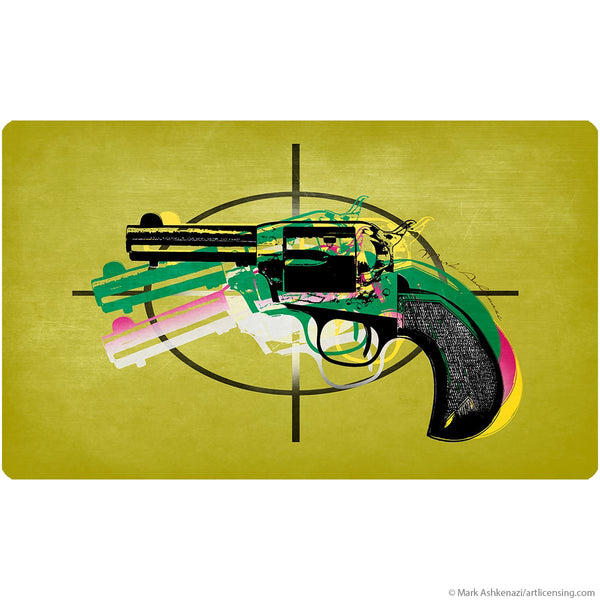 Revolver Handgun Target Wall Decal