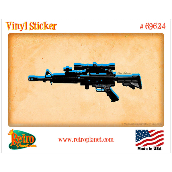Marksman Rifle Gun Pop Art Vinyl Sticker