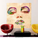 Marilyn Monroe Painted Face Wall Decal