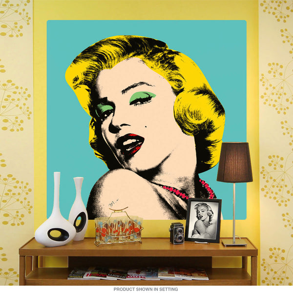 Marilyn Monroe Paper Pop Art Wall Decal