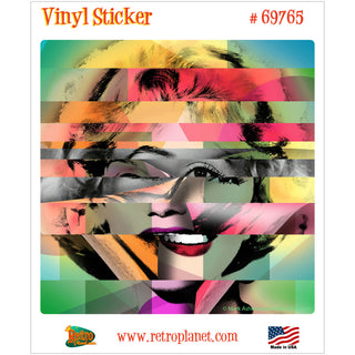 Marilyn Monroe Pop Art Collage Vinyl Sticker