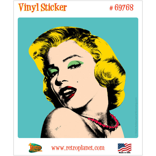 Marilyn Monroe Paper Pop Art Vinyl Sticker