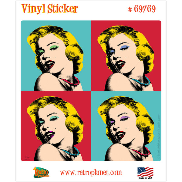 Marilyn Monroe Warhol Style Vinyl Sticker