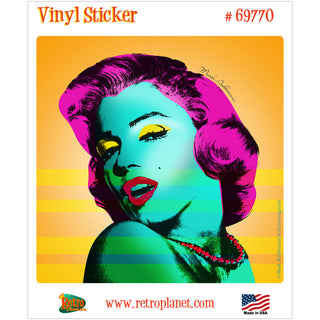 Marilyn Monroe Photo Negative Vinyl Sticker