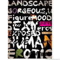 Emotional Words Abstract Wall Decal
