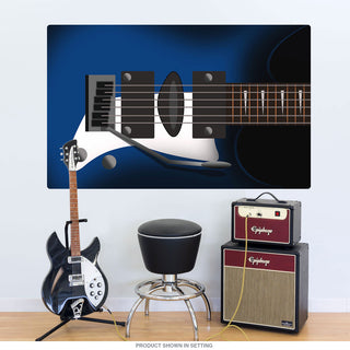 Electric Guitar Silhouette Wall Decal