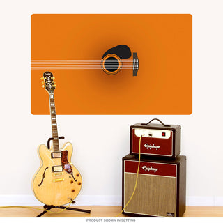 Acoustic Guitar Minimalist Wall Decal