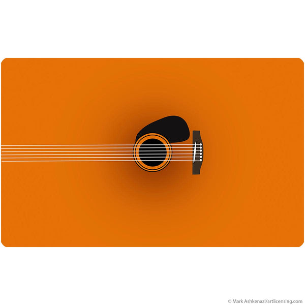 Acoustic Guitar Minimalist Wall Decal