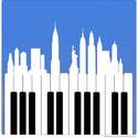 New York City Piano Keys Wall Decal