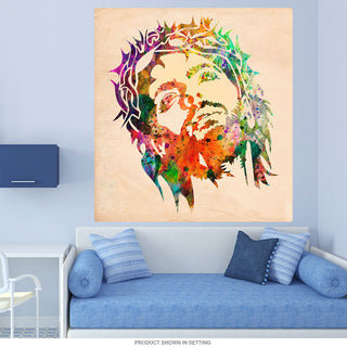 Jesus Crown Of Thorns Pop Art Wall Decal