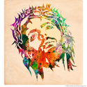 Jesus Crown Of Thorns Pop Art Wall Decal