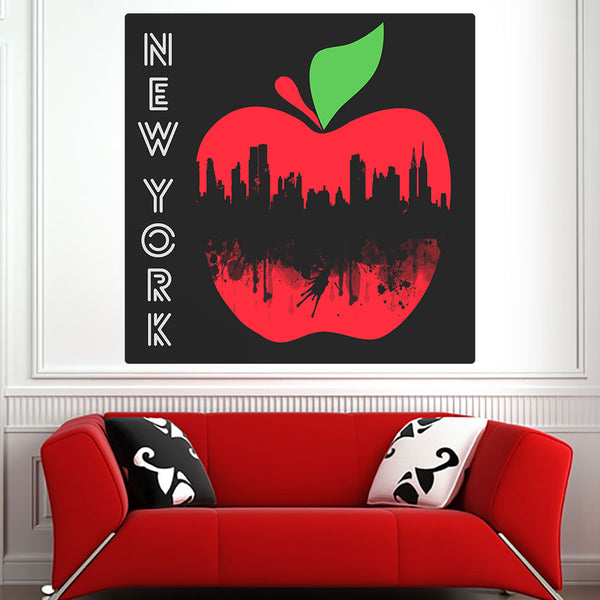 New York City Big Apple Wall Decal