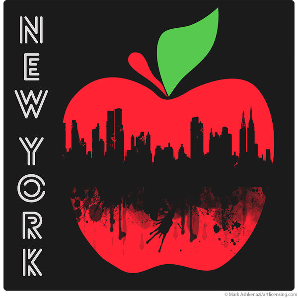 New York City Big Apple Wall Decal