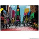 New York City Times Square Crayon Wall Decal