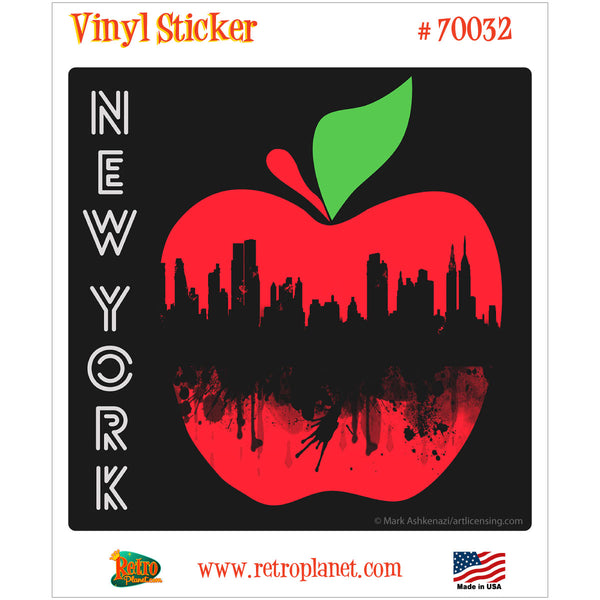 New York City Big Apple Vinyl Sticker