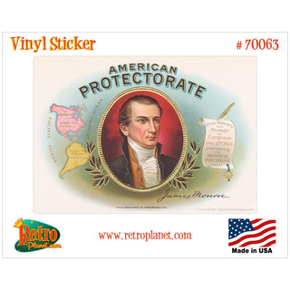 American Protectorate Cigar Label Vinyl Sticker