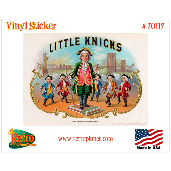 Little Knicks Cigar Label Vinyl Sticker