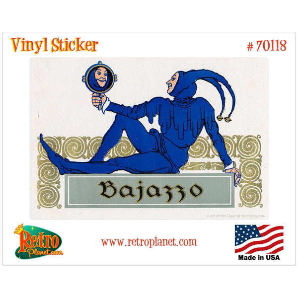 Bajazzo Cigar Label Vinyl Sticker