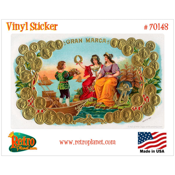 Gran Marca Cigar Label Vinyl Sticker