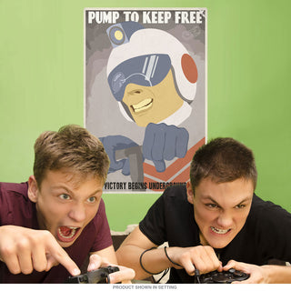 Pump To Keep Free Dig Dug Wall Decal