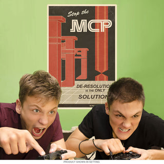 De-Resolution Solution MCP Tron Wall Decal