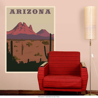 Arizona Desert Mountain Wall Decal