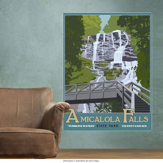 Amicaola Falls Park Georgia Wall Decal