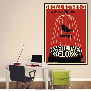 Social Networks Propaganda Wall Decal