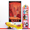 Crimson Canyons Of Mars Travel Wall Decal