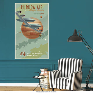 Europa Air Jupiter Space Travel Wall Decal