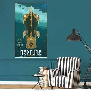 Sail Under The Ice Of Neptune Wall Decal