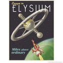 Escape To Elysium Space Travel Wall Decal