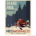 Neo Monaco Grand Prix Racing Wall Decal