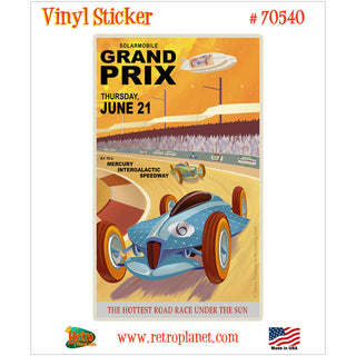 Solarmobile Grand Prix Racing Vinyl Sticker