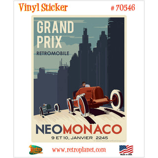 Neo Monaco Grand Prix Racing Vinyl Sticker