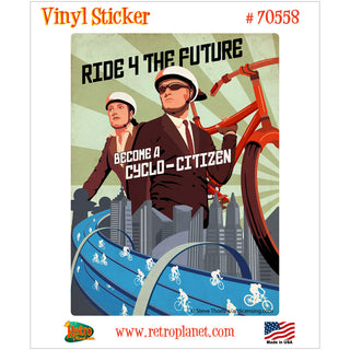 Cyclo Citizen Ride 4 Future Bicycle Vinyl Sticker