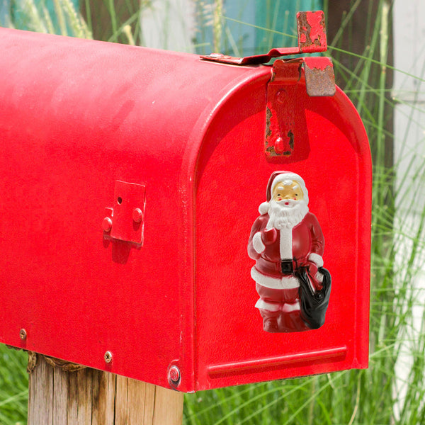 Santa Claus with Toy Bag Christmas Vinyl Sticker