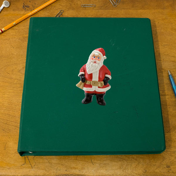 Santa Claus with Bell Christmas Vinyl Sticker