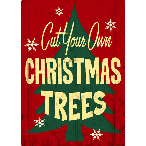 Cut Your Own Christmas Trees Floor Graphic